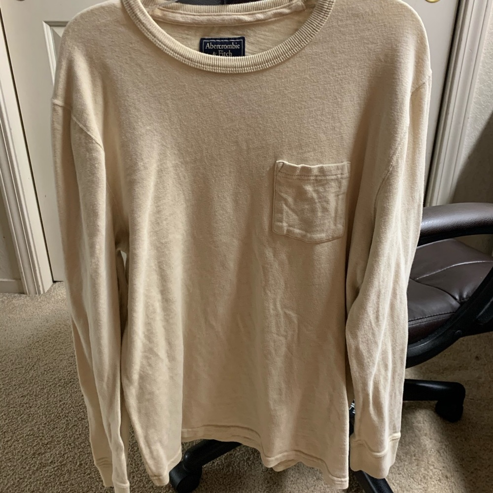 Abercrombie & Fitch Beige Sweater